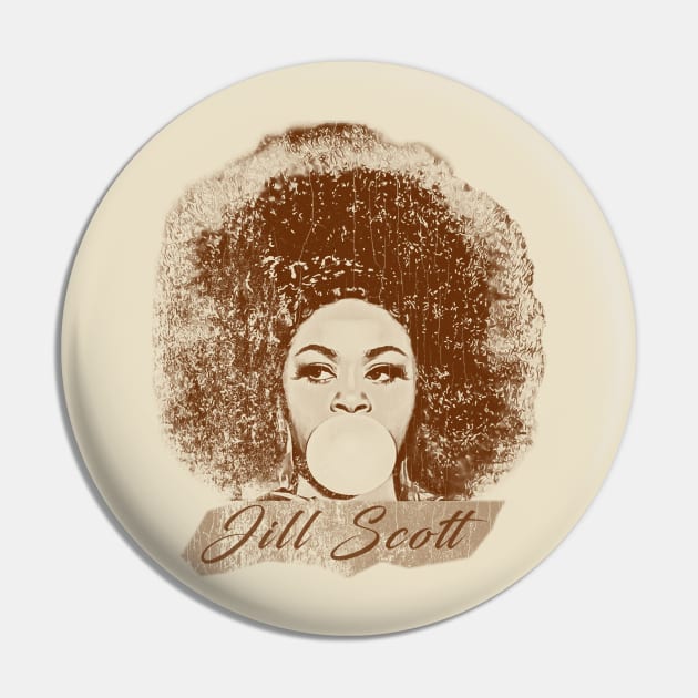 Jill Scott Limitied Art Pin by NMAX HERU