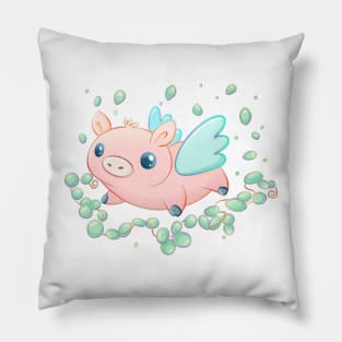 Flying lil'piggy Pillow