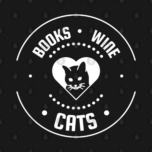 Books Wine Cats by Hello Sunshine