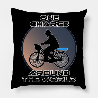 Retro Ebike Pillow