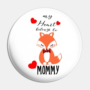 Lover Shirt, My Heart Belong To Fox Mommy, Gift and Décor Idea Pin