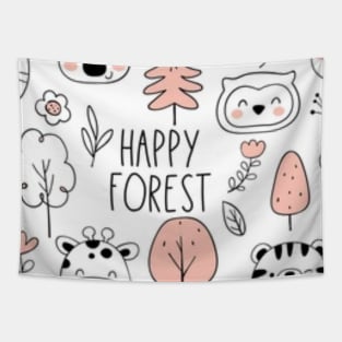 Cute animal design Tapestry