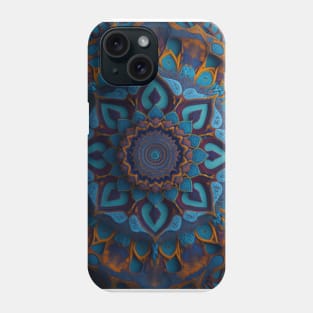 Kaleidoscope of circular patterns Phone Case