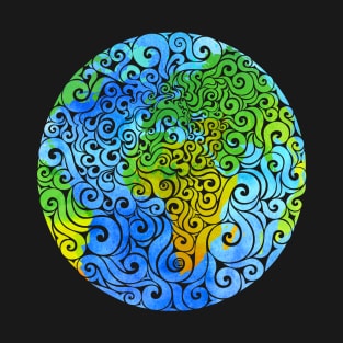 Swirly Earth T-Shirt