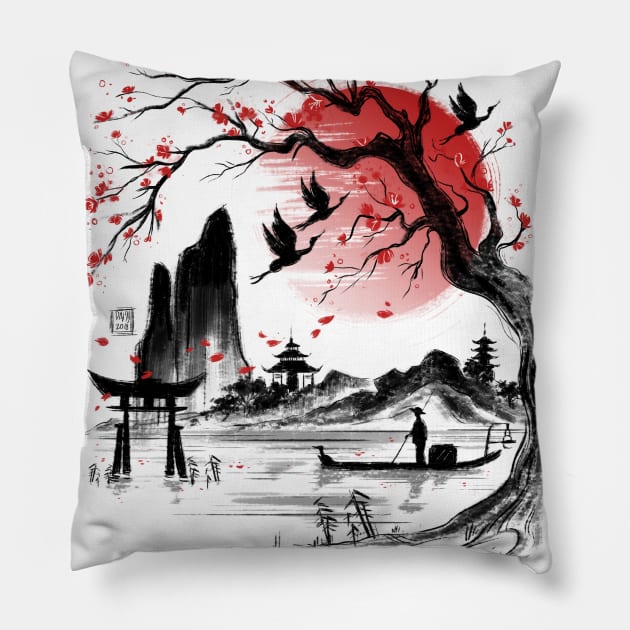 Japan Dream Pillow by Daisyart_lab