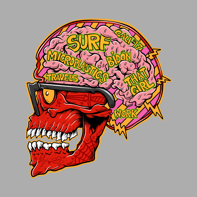 Skull thoughts by Joe Tamponi