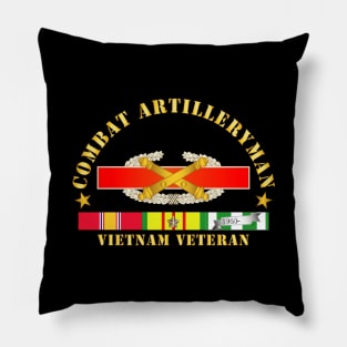 Combat Artilleryman Badge - Vietnam Vet w VN SVC Pillow