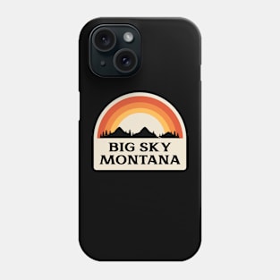 Big Sky Montana Retro Phone Case