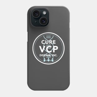 Cure VCP Disease Circle Logo - White Phone Case