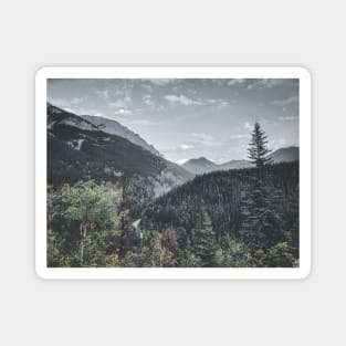 Jasper National Park Mountain Landscape Photography V3 Magnet