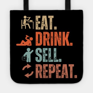 Eat Drink Sell Repeat Tote