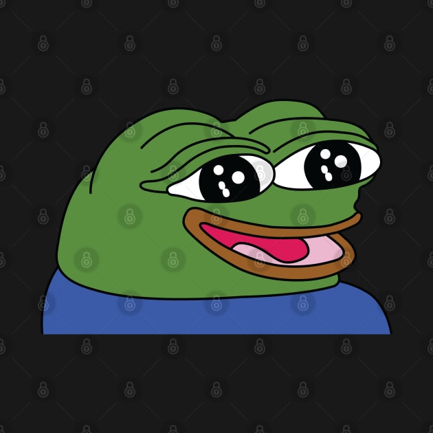 PeepoHappy Emote High Quality by OldDannyBrown