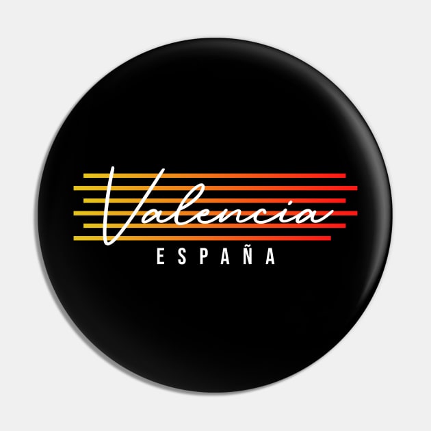Valencia Spain Souvenir Gift Pin by zap