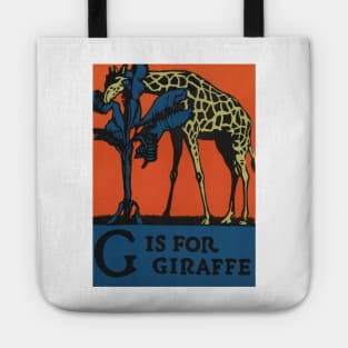 G is For Giraffe ABC Designed and Cut on Wood by CB Falls Tote