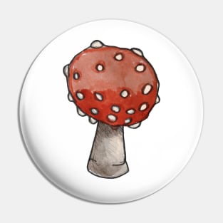 Fly Agaric Pin