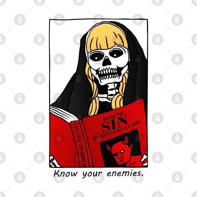 Nun & The Book of Sin by sadpanda