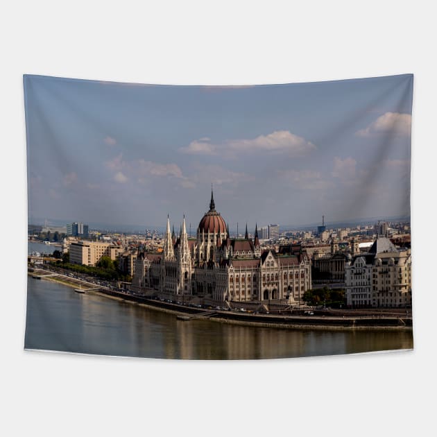 Hungarian Parliament Tapestry by Memories4you