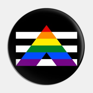 Straight Ally Flag LGBTQ Pride Month Pin