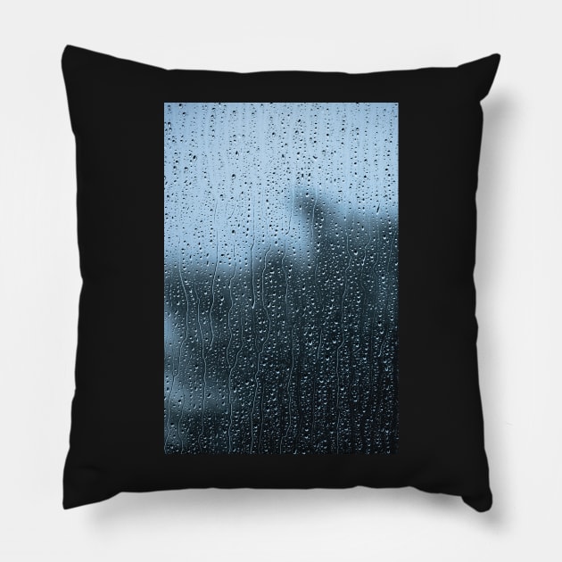 Rain drops Pillow by djil13