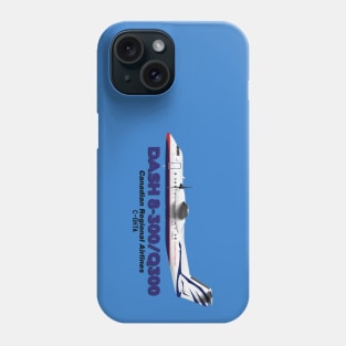 DeHavilland Canada Dash 8-300/Q300 - Canadian Regional Airlines Phone Case