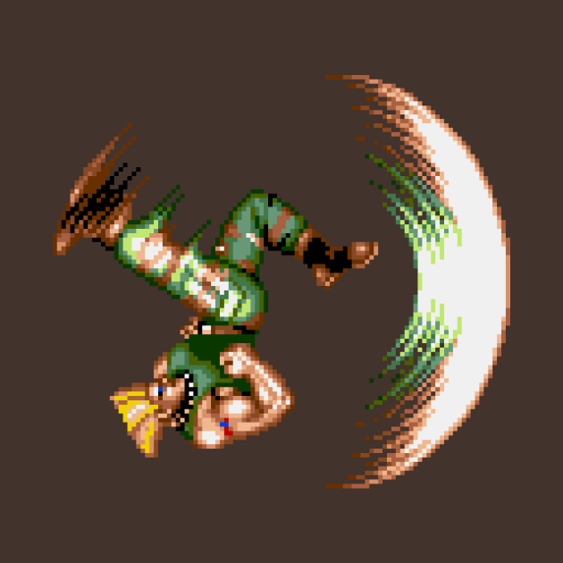 Guile Flash Kick - Street Fighter - T-Shirt | TeePublic