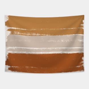 Paint Brush Strokes In Warm Colors Tapestry