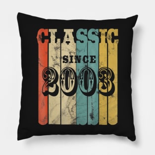 Birthday Classic 2003 Vintage Pillow