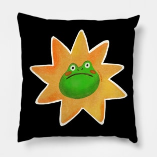 Reginaldo, The Frog | Sticker Version Pillow