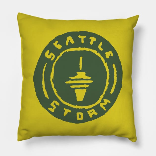 Seattle Stoooorm 14 Pillow by Very Simple Graph