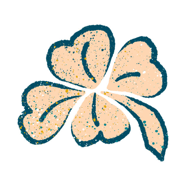 Pastel Clover Shamrock Drawing by OneLook