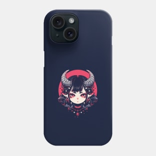 Cute Dark Demon Girl Phone Case