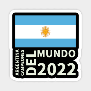 Argentina Campeones del Mundo 2022 Magnet