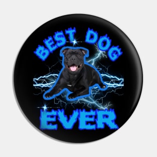 Best Dog Ever Staffordshire Bull Terrier Tee Design this design celebrates the loyal companionship Pin