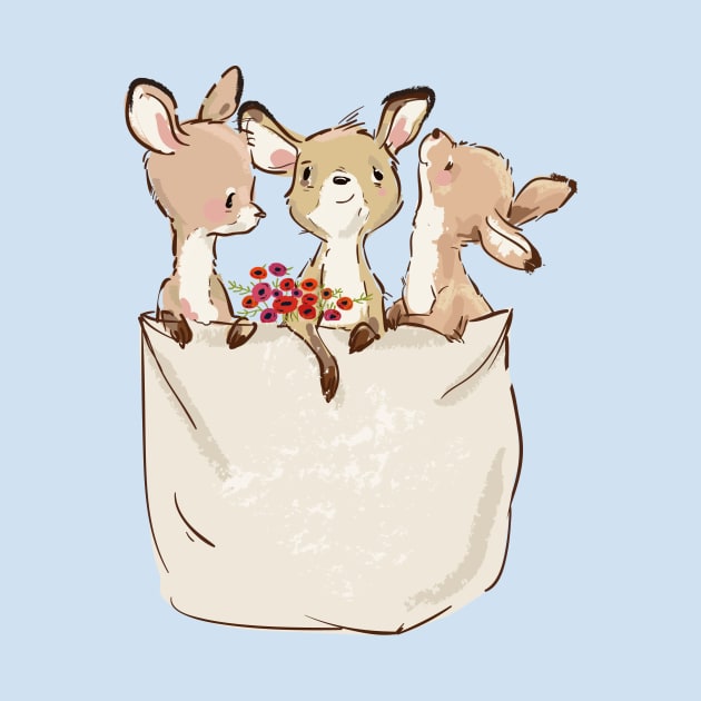 Pocket Deer by EveFarb