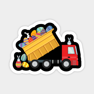 Easter Egg Hunt Truck Magnet