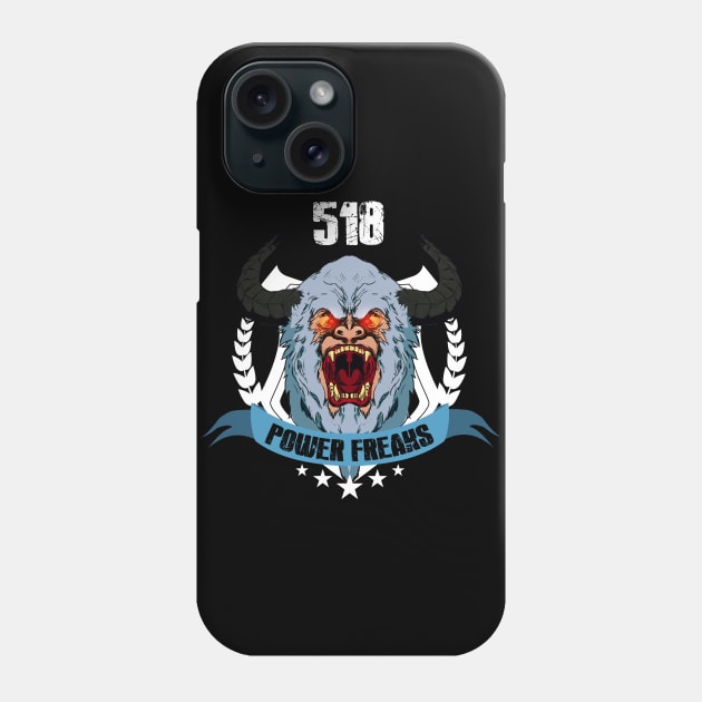 518 power freaks - badge Phone Case by Actualsuperhero