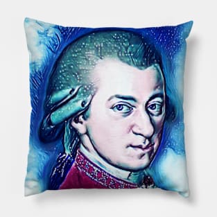 Wolfgang Amadeus Mozart Portrait | Wolfgang Amadeus Mozart Artwork 12 Pillow