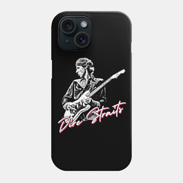 Dire Straits // Retro Faded Style Fan Design Phone Case by DankFutura