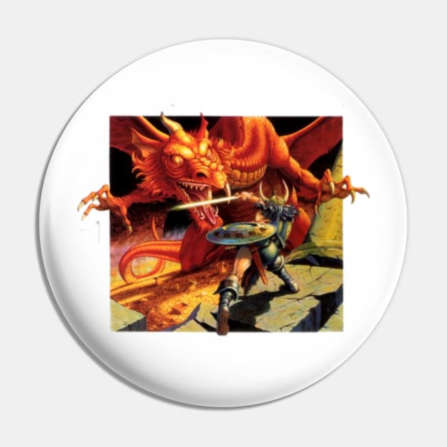 Fight of dragon Pin by sheelashop