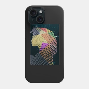 the woman's between strength and love Phone Case