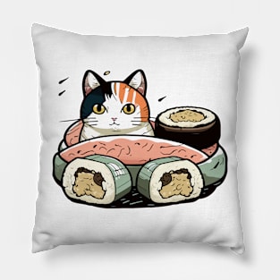 Sushi Cat Pillow