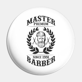 Barber Design Master Since 1991 67 Pin