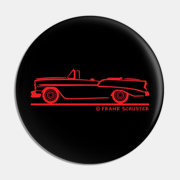 1956 Chevy Bel Air Convertible Pin by PauHanaDesign