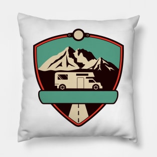 Mountains, Adventure, Travel, Camping, Nature Pillow