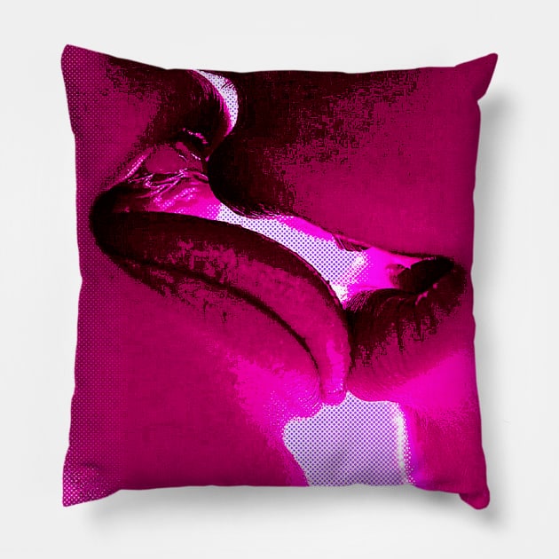 FRENCH KISS Pillow by MAYRAREINART