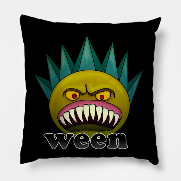 Ween Evil Boognish Pillow by brooklynmpls