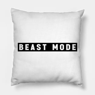 Beast mode shirt, beauty and the beast Pillow