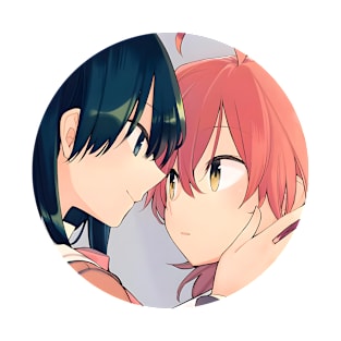 Yagate Kimi ni Naru | Yuu x Touko | Bloom Into You | Yuri Anime Manga T-Shirt