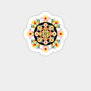 Pastel Carousel Pattern Magnet