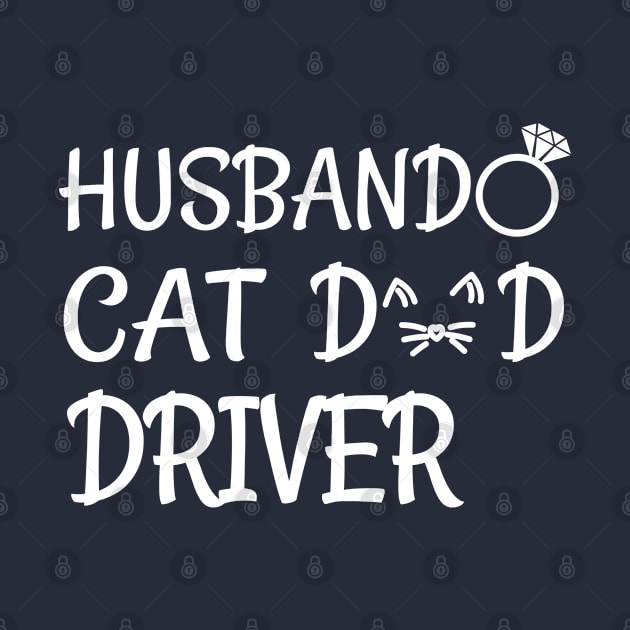 driver cat dad husband by Elhisodesigns